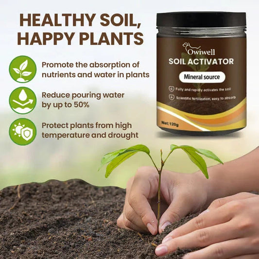 🌱 Owiwell™ Premium Soil Activator – Loosens Soil & Boosts Root Growth