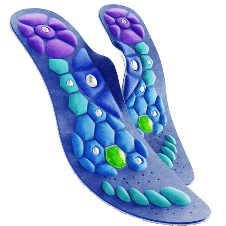 Acupressure Magnetic Massage Insoles | Shock-Absorbing & Breathable