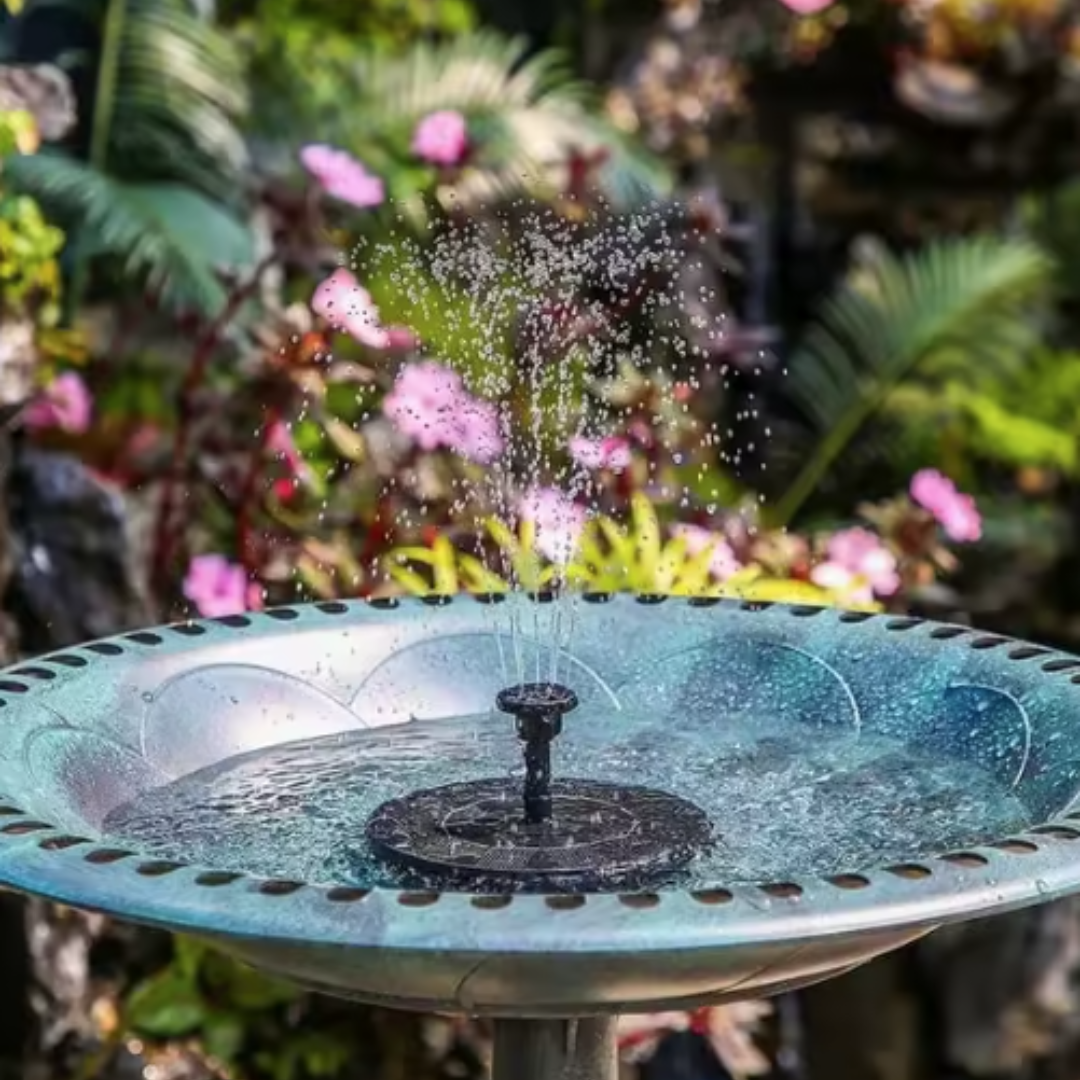 Peachlife™ Solar Garden Fountain – Eco-Friendly Outdoor Water Feature