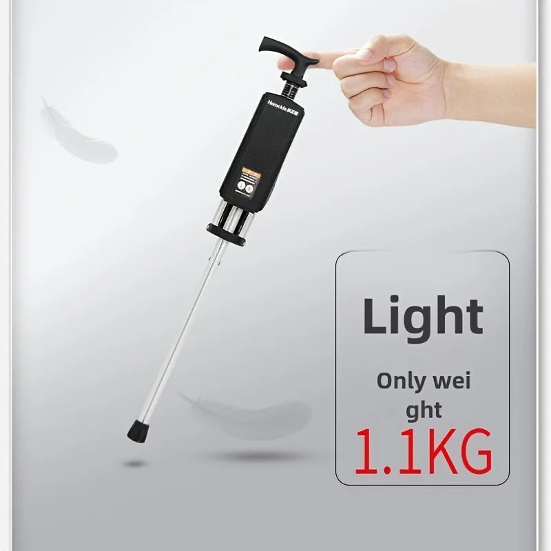 2-in-1 Folding Stool Cane I Walking Stick with Seat for ElderlyI Portable Mobility Aid for Seniors