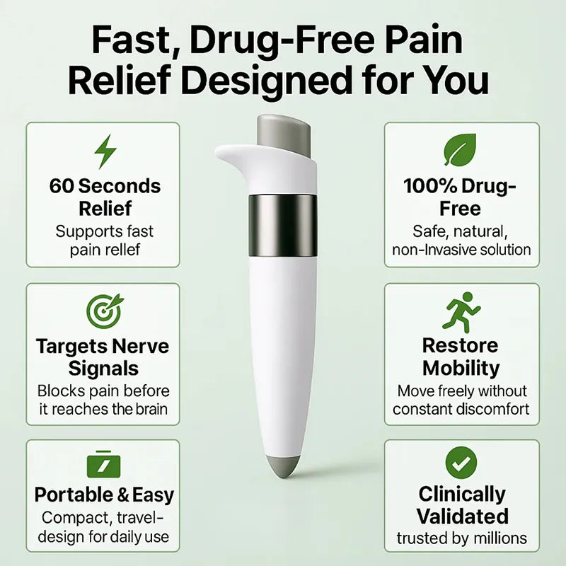 Free Shipping, Howcode™ Natural Pain Relief Pen-One Device, Multiple Pain Problems Solved