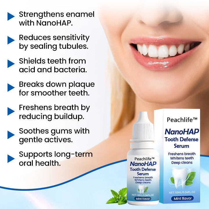Peachlife™ NanoHAP Tooth Defense Serum | Enamel Repair & Sensitivity Relief