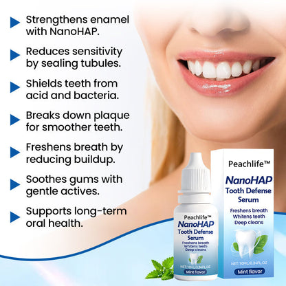 Peachlife™ NanoHAP Tooth Defense Serum | Enamel Repair & Sensitivity Relief
