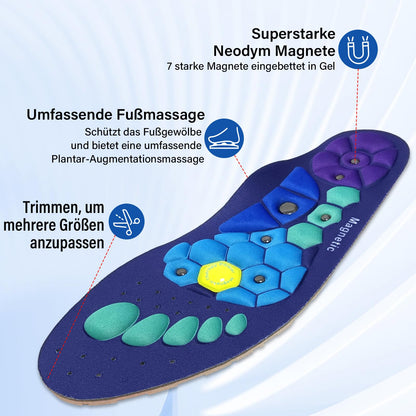 Acupressure Magnetic Massage Insoles | Shock-Absorbing & Breathable