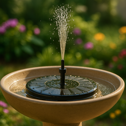 Peachlife™ Solar Garden Fountain – Eco-Friendly Outdoor Water Feature