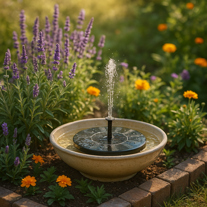 Peachlife™ Solar Garden Fountain – Eco-Friendly Outdoor Water Feature