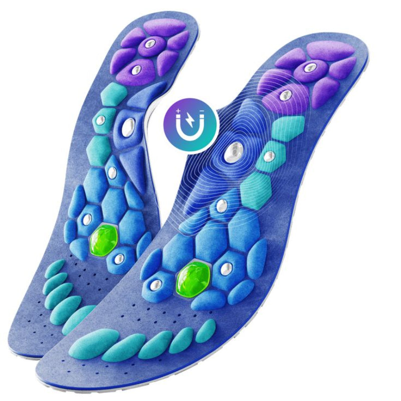 Acupressure Magnetic Massage Insoles | Shock-Absorbing & Breathable