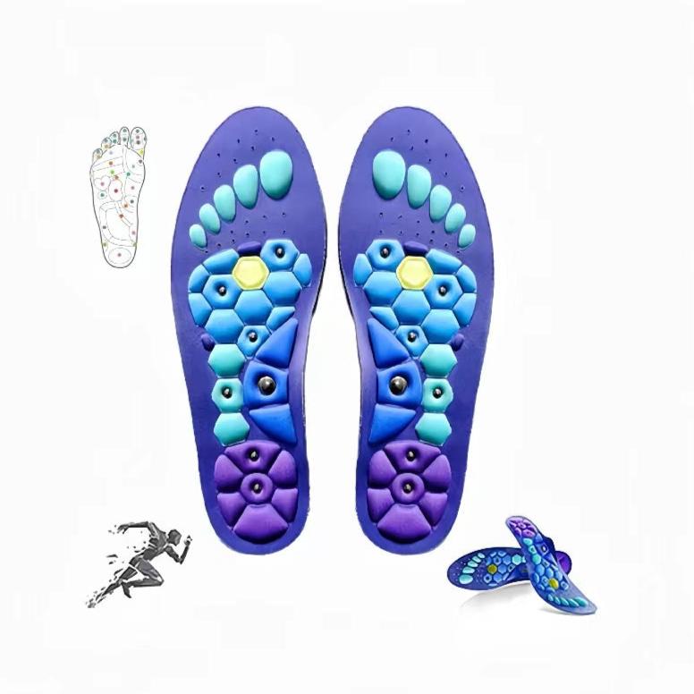 Acupressure Magnetic Massage Insoles | Shock-Absorbing & Breathable
