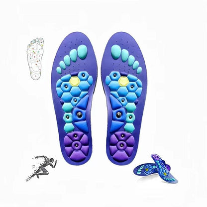 Acupressure Magnetic Massage Insoles | Shock-Absorbing & Breathable