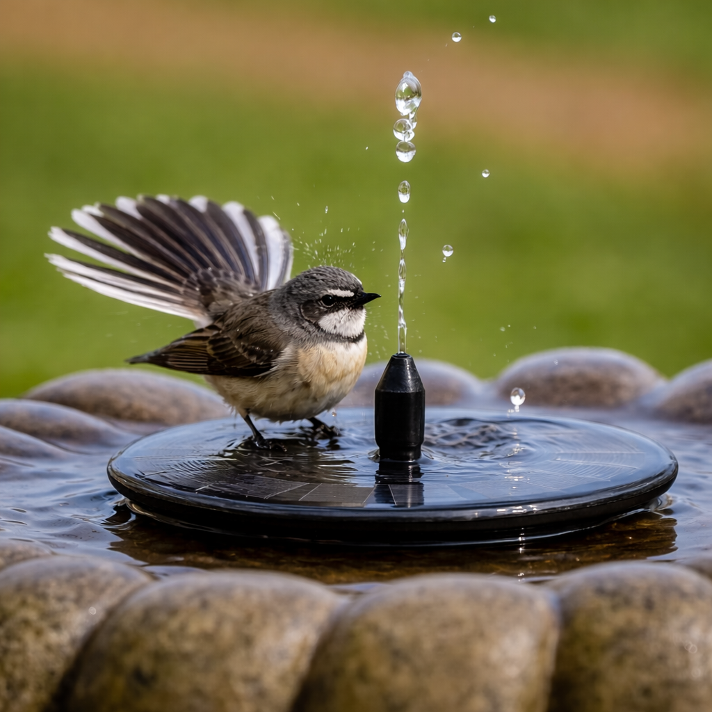 Peachlife™ Solar Garden Fountain – Eco-Friendly Outdoor Water Feature