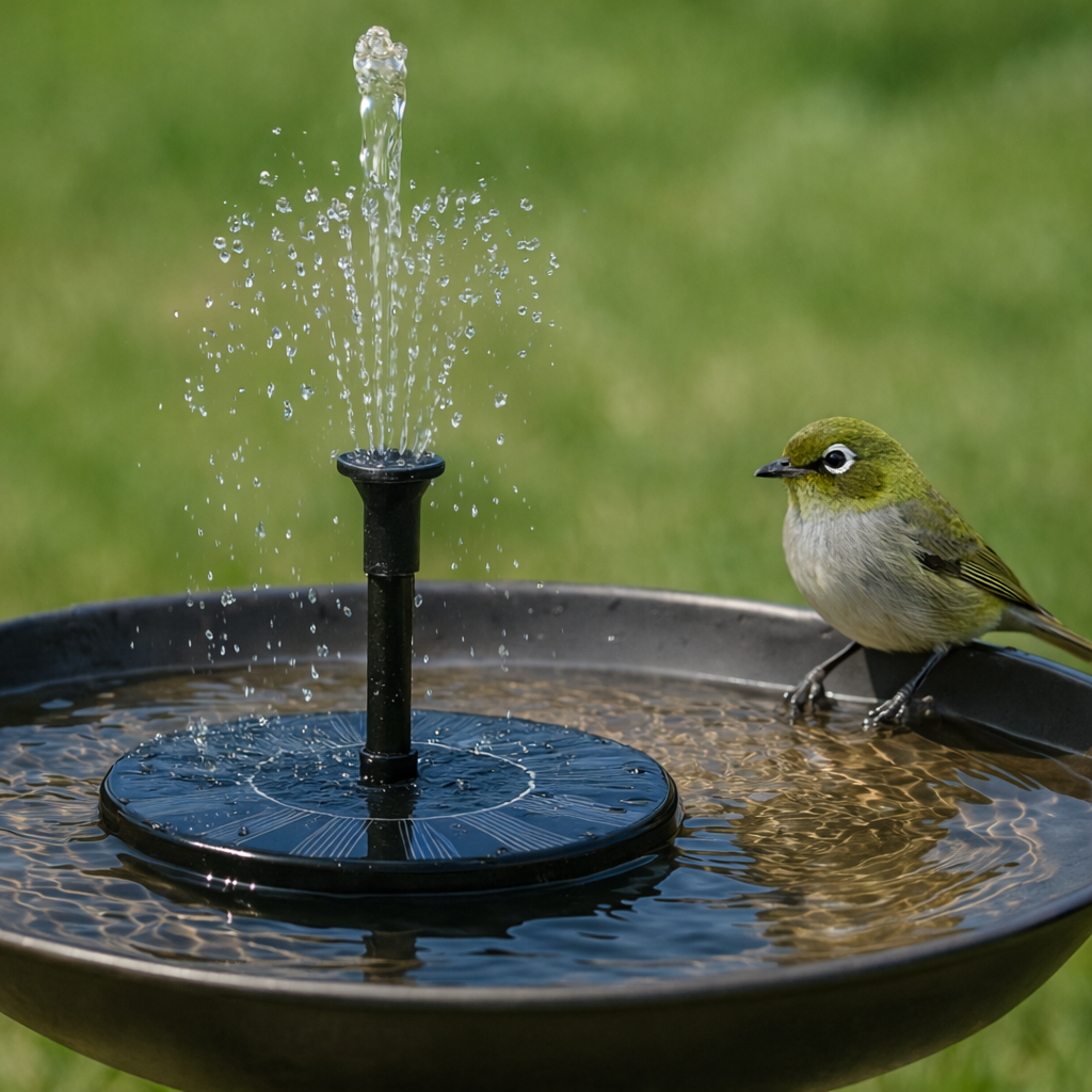 Peachlife™ Solar Garden Fountain – Eco-Friendly Outdoor Water Feature