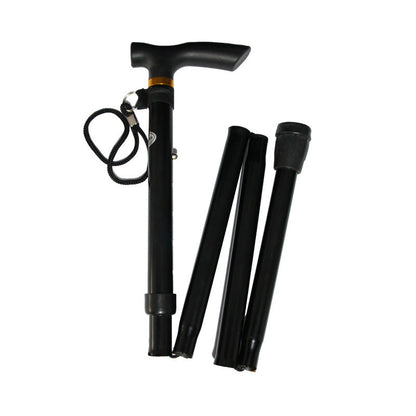 2-in-1 Folding Stool Cane I Walking Stick with Seat for ElderlyI Portable Mobility Aid for Seniors