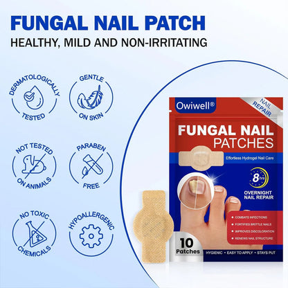 Owiwell™- Fungal Nail Patches 🌿💅 ( Buy 1 Get 1 Free🔥🔥)